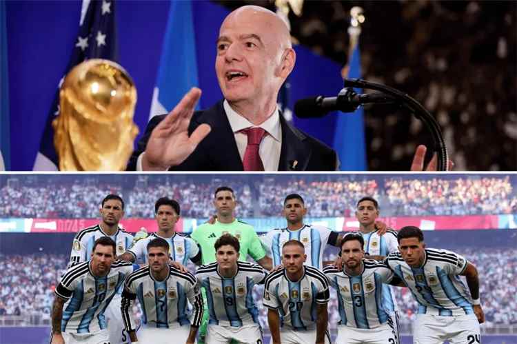 تسريب رسالة رئيس الفيفا إنفانتينو للاتحاد الأرجنتيني بعد هزيمة ميسي بعد نهائي كأس العالم 2026