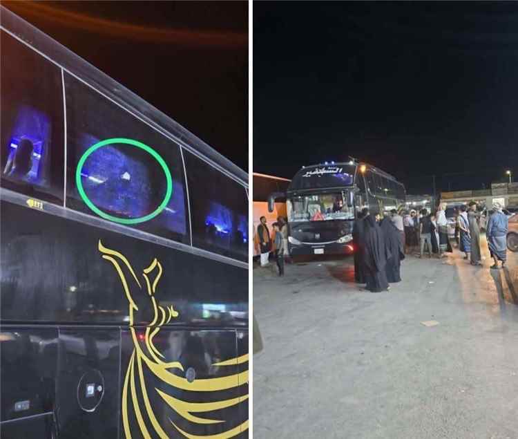 نجاة عشرات المسافرين بأعجوبة.. رصاص طائش يخترق حافلة في عتق وكارثة كادت أن تقع!