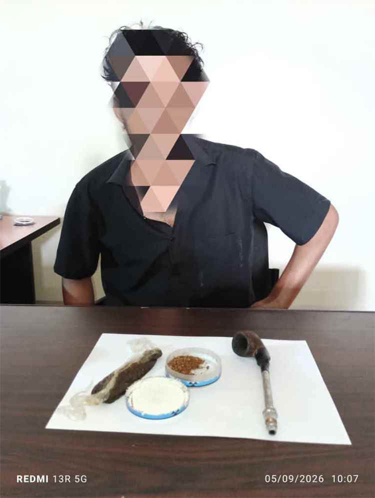 بعمليتين أمنيتين منفصلتين.. قوات الأمن الوطني بلحج تضبط حشيشا مخدرا وقوارير خمر