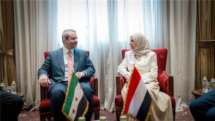 الشيباني والزوبة يبحثان تعزيز العلاقات السورية اليمنية بالتزامن مع تطورات ميدانية في اليمن
