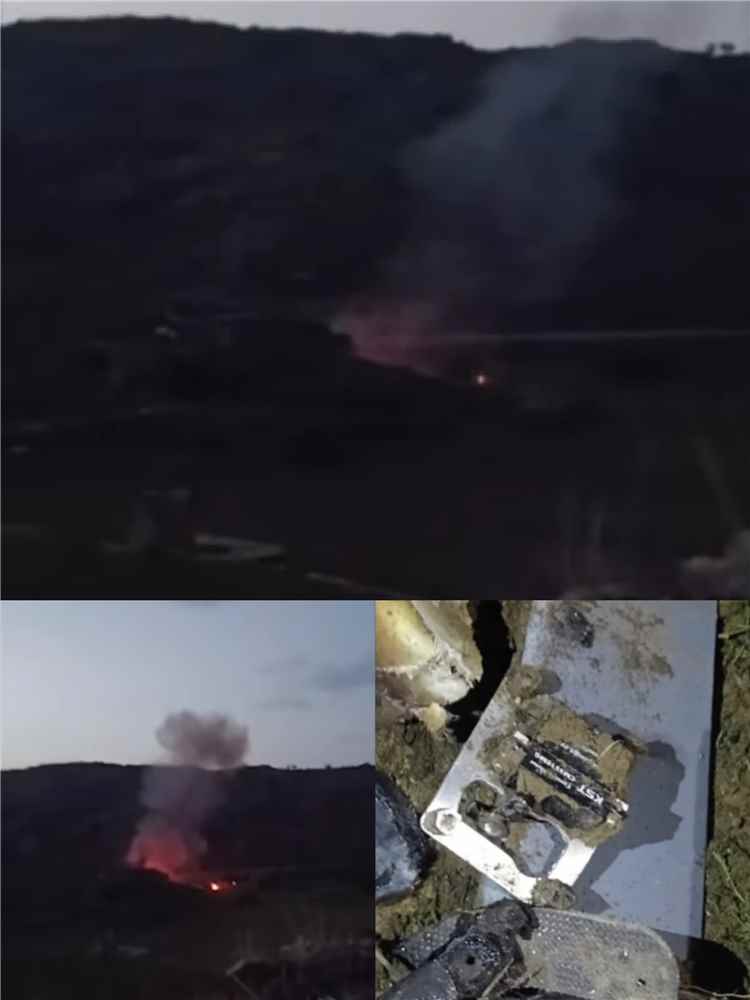 العمالقة الجنوبية تسقط طائرة مسيرة حوثية في جبهة البيضاء