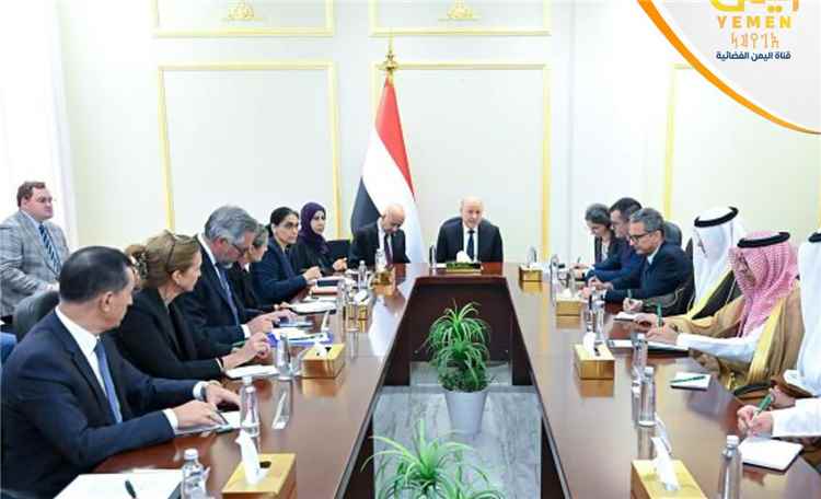 العليمي يدعو المجتمع الدولي إلى تغيير مقاربته للأزمة اليمنية ويحذر من استغلال التهدئة لإعادة إشعال الحرب